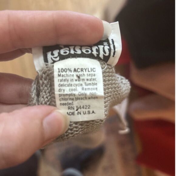 Women's Vintage 80s Bellocco Embroidered Floral Cottagecore Puff Sleeve Sweater - Picture 9 of 9